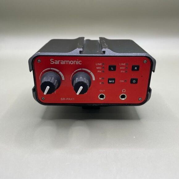 Saramonic SR-PAX1 XLR 1/4" TRS & 1/8" On-Camera‎ Audio Adapter - Picture 1 of 5